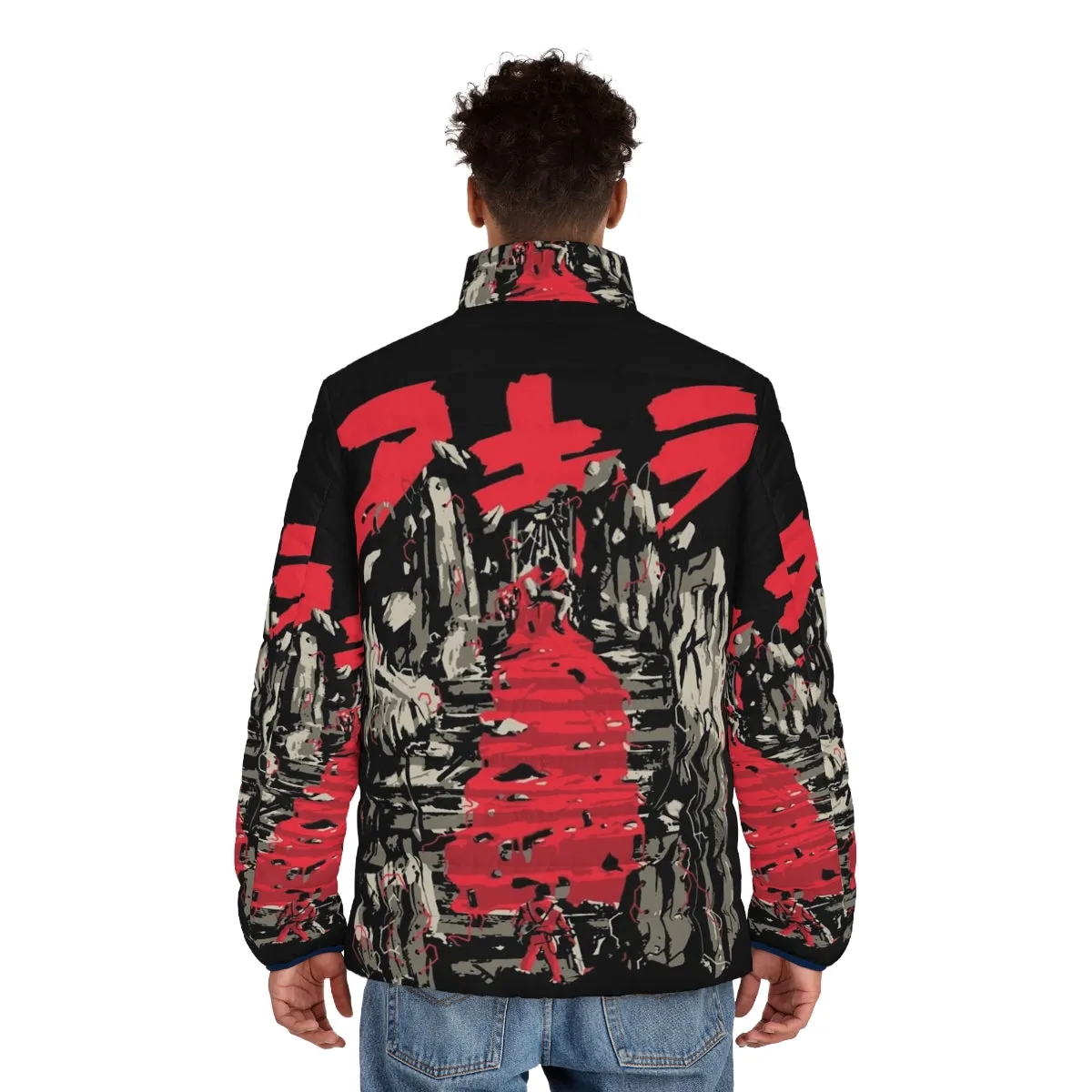 Akira Retro Vintage Puffer Jacket - Anime Inspired Outerwear