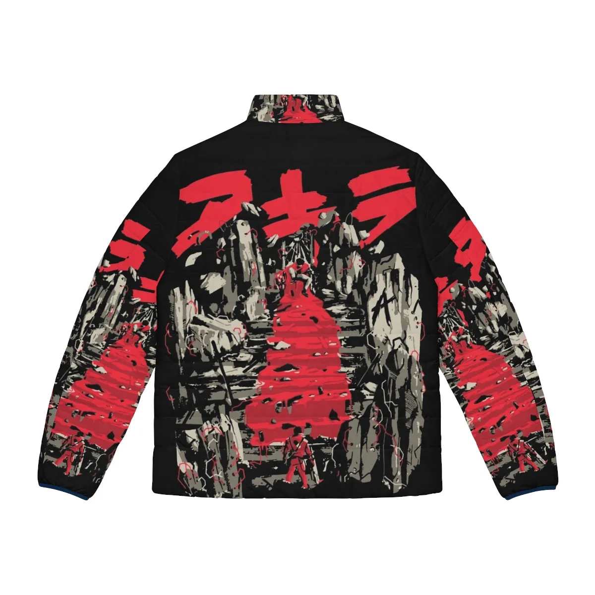 Akira Retro Vintage Puffer Jacket - Anime Inspired Outerwear