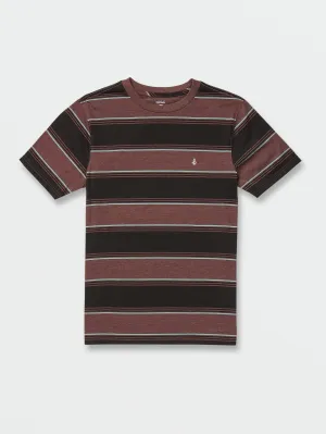 Bandstone Crew Short Sleeve Shirt - Mahogany