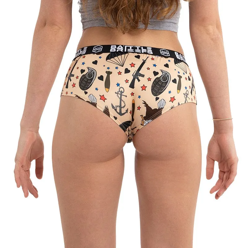 Battle Briefs Women's Tats & Gats