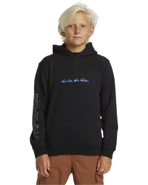 Boys Graphic Hoodie in Black