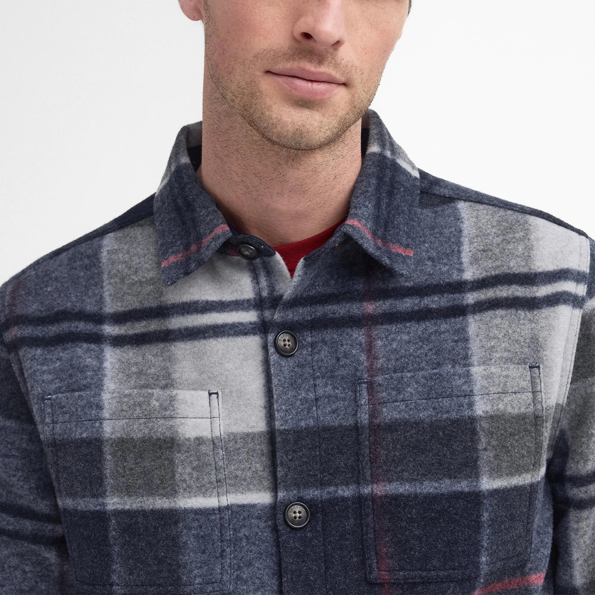 Chapter Tailored Checked Overshirt