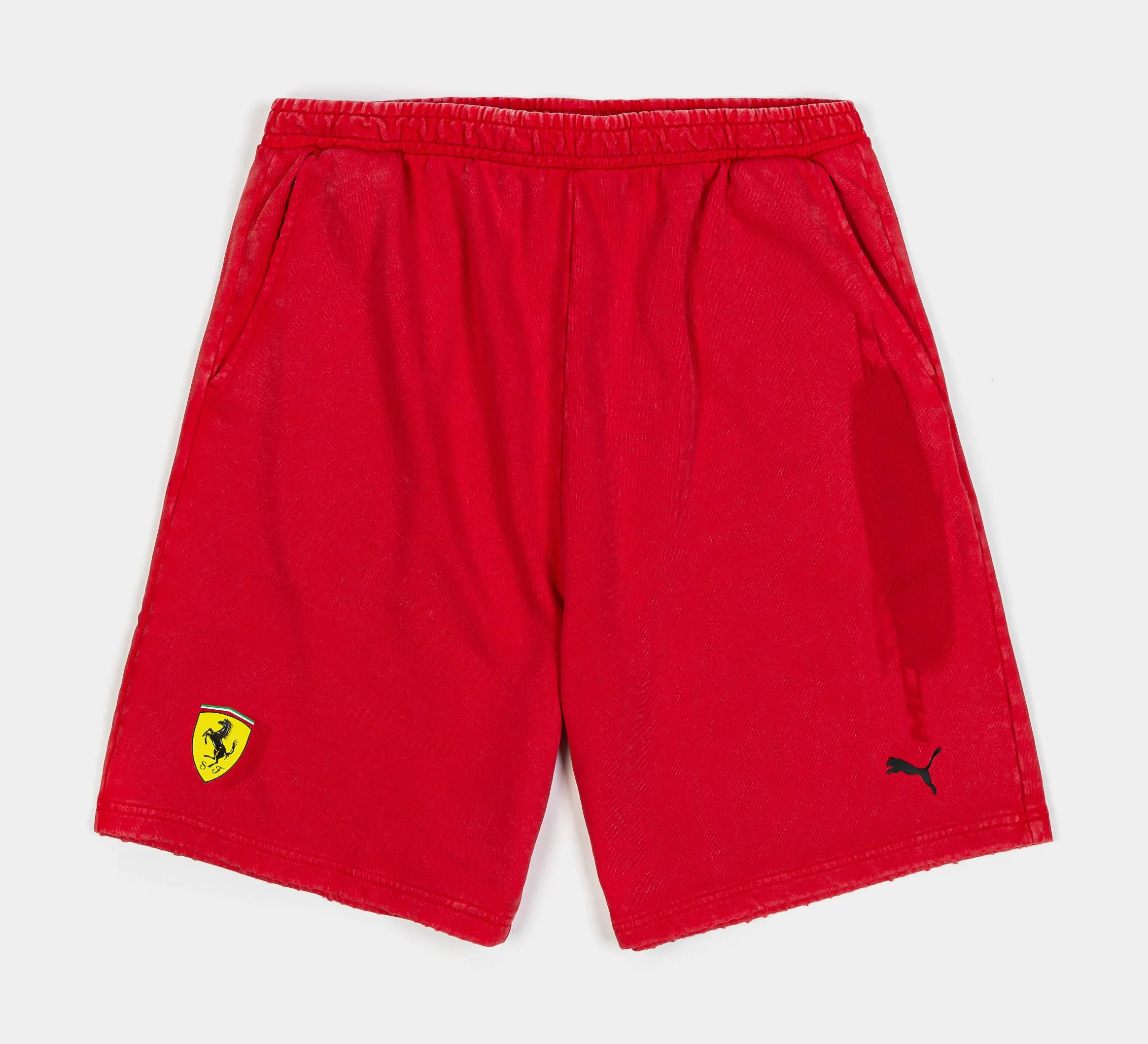 Desert Sun Scuderia Ferrari Race Las Vegas Mens Shorts (Red)