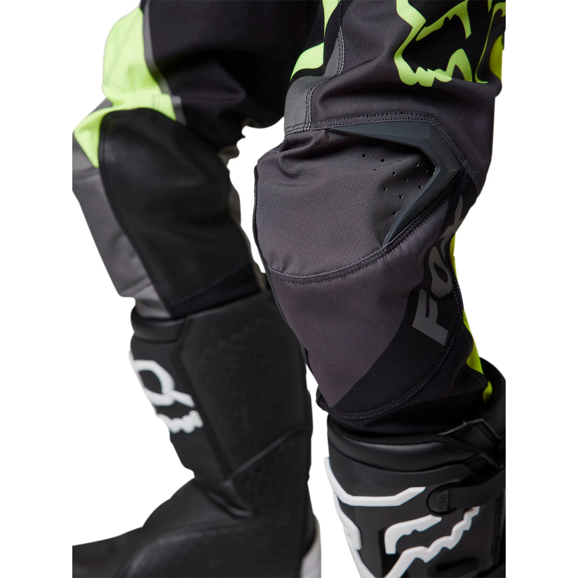 Fox Racing  Youth 180 Xpozr Motocross Pants Pewter Offroad MotoX Padded Hips