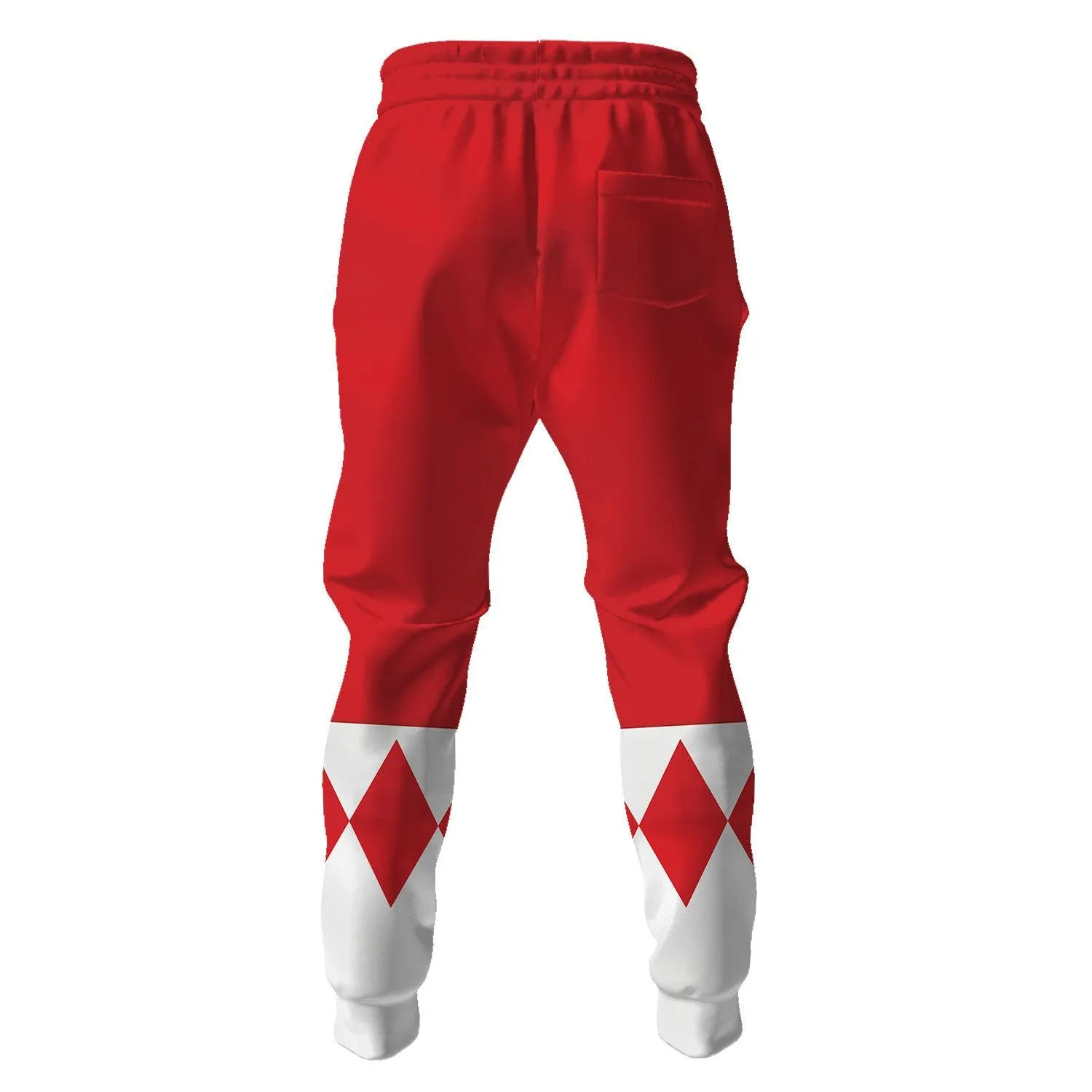 Gearhomie Unisex Tracksuit Hoodies Red Power Ranger 3D Costumes