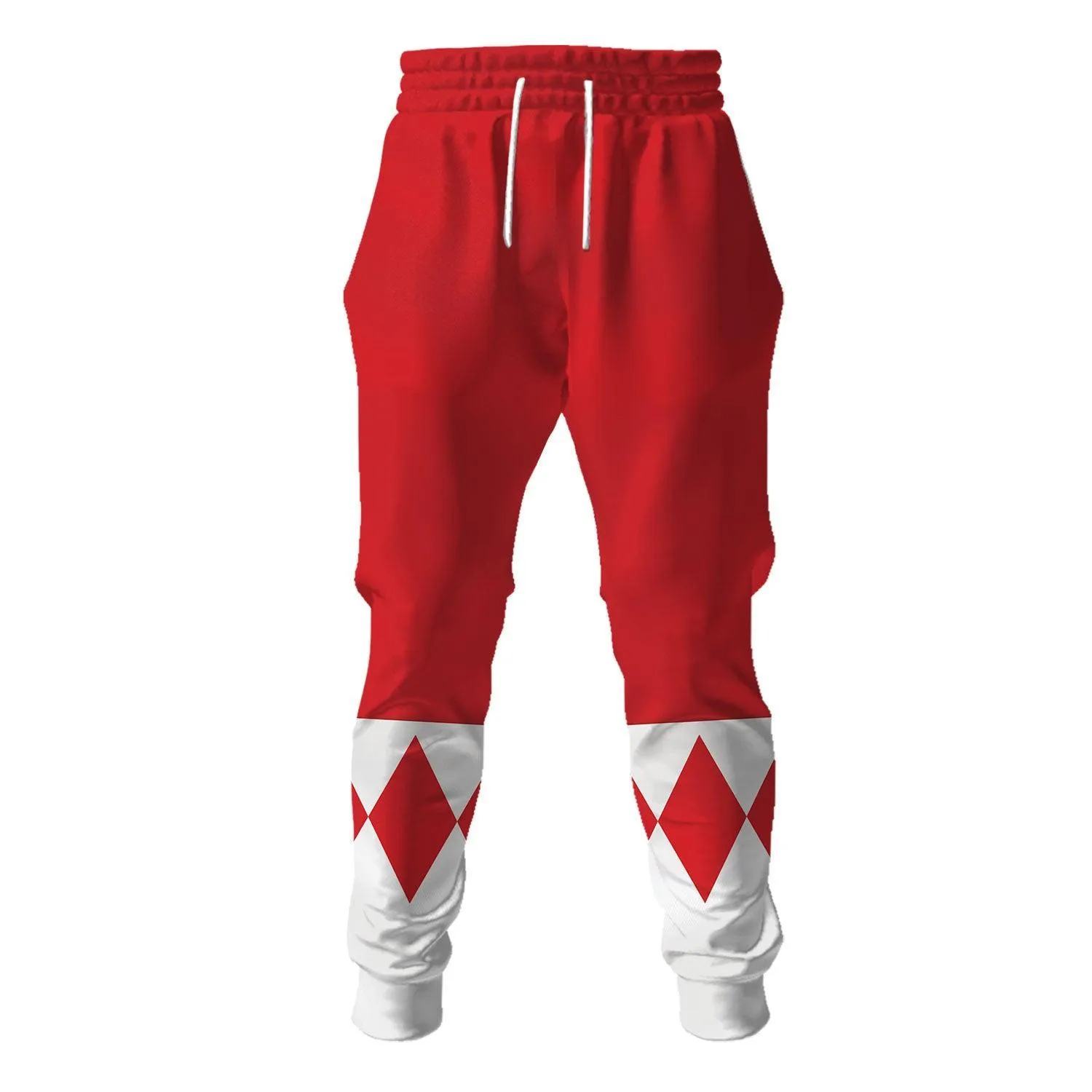 Gearhomie Unisex Tracksuit Hoodies Red Power Ranger 3D Costumes