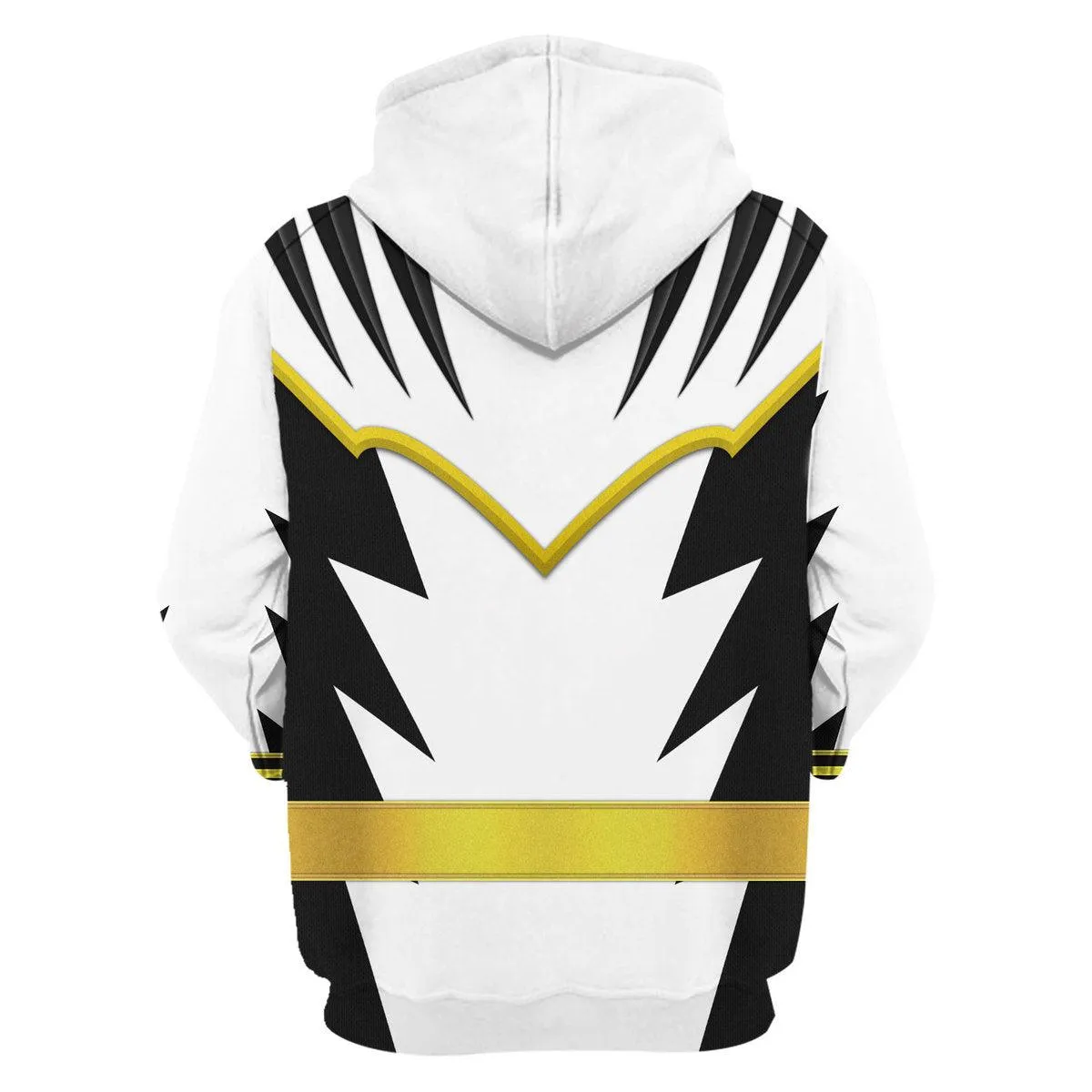 Gearhomie White Ranger Dino Thunder Hoodies Sweatshirt T-shirt Hawaiian Sweatpants