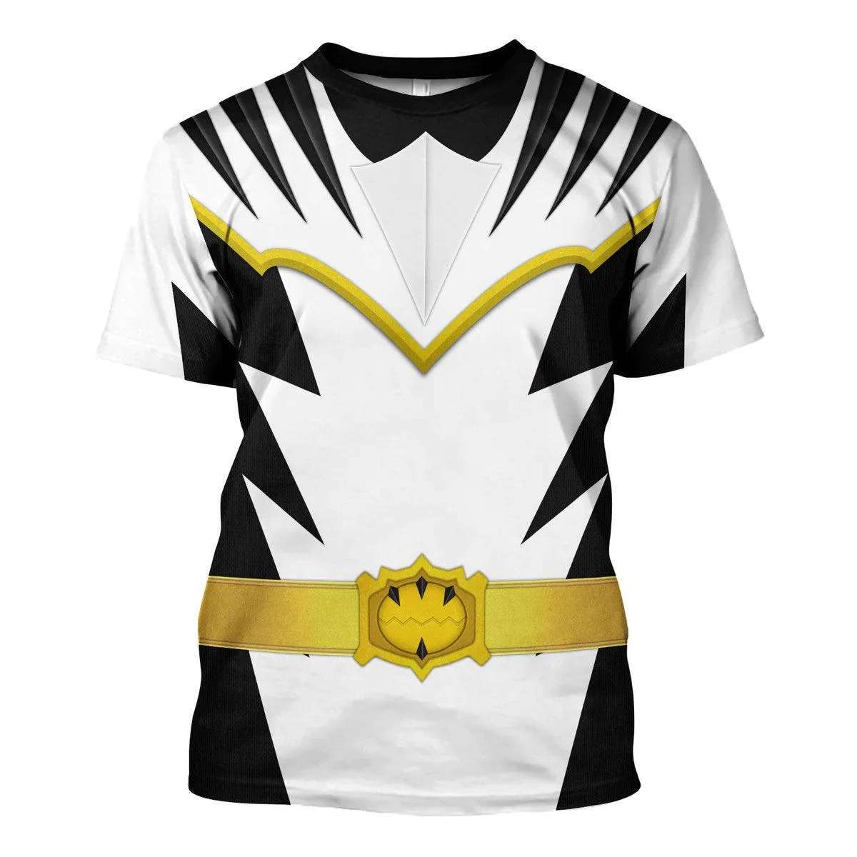 Gearhomie White Ranger Dino Thunder Hoodies Sweatshirt T-shirt Hawaiian Sweatpants