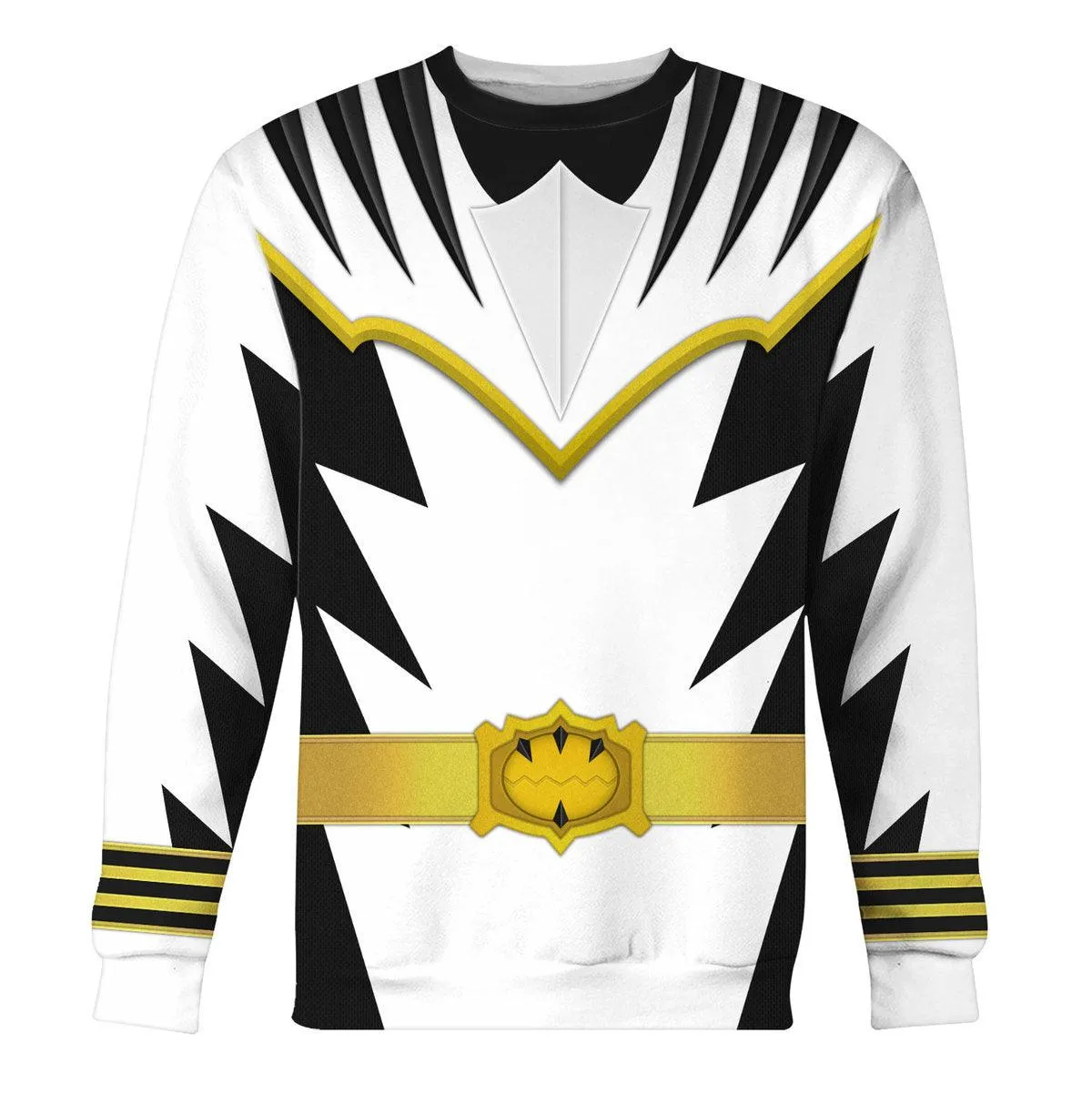 Gearhomie White Ranger Dino Thunder Hoodies Sweatshirt T-shirt Hawaiian Sweatpants