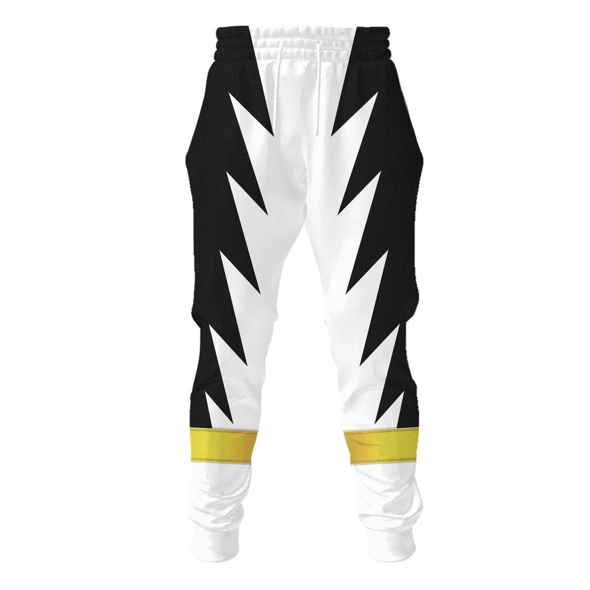 Gearhomie White Ranger Dino Thunder Hoodies Sweatshirt T-shirt Hawaiian Sweatpants