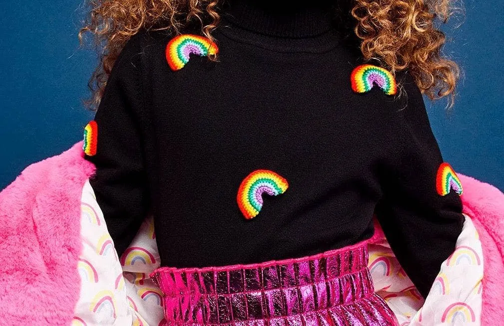 Happy Rainbow Turtleneck