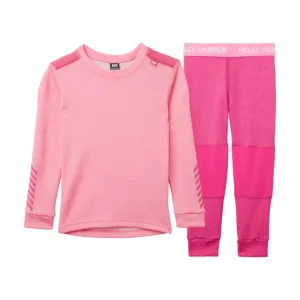 Helly Hansen Kids LIFA Merino Baselayer Set - Dragonfruit