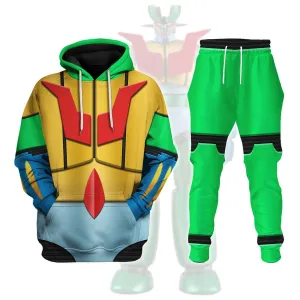 Mazinger Z Mazinger Jeeg Cosplay Costumes: Hoodies, T-Shirts, and Tracksuits | Gearhomie.com