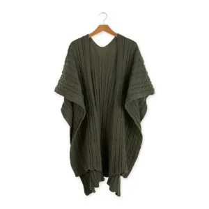 Olive Green Kenna Poncho