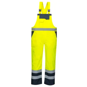 PORTWEST® High Visibility Unlined Bib Overalls - ANSI Class E - S488