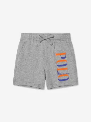 Ralph Lauren Baby Boys Polo Logo Shorts in Grey