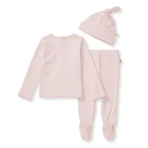 Ribbed Take Me Home 3 Piece Set - Chalky Pink