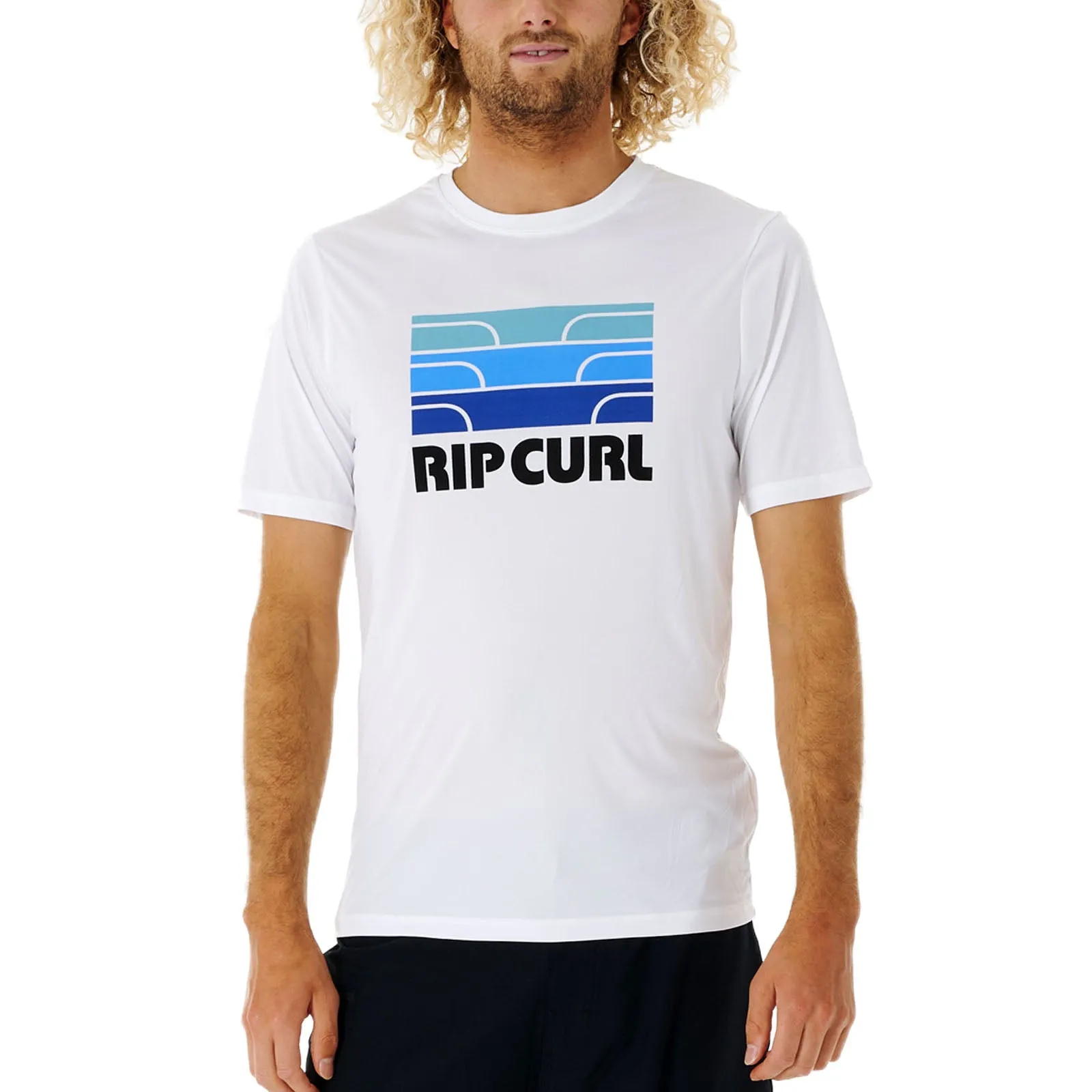 Rip Curl Mens Surf Revival Peak UV Protect Short Sleeve T-Shirt