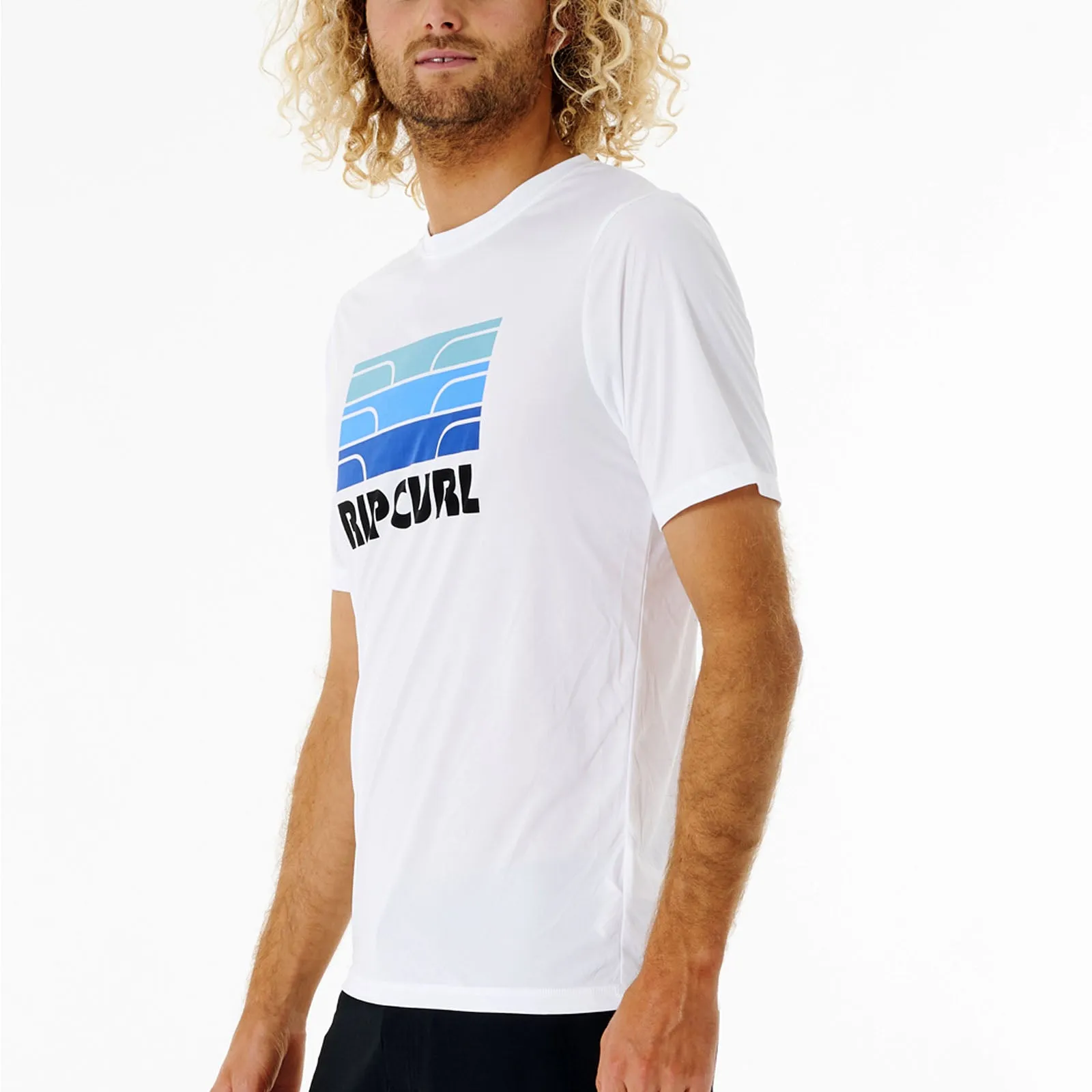 Rip Curl Mens Surf Revival Peak UV Protect Short Sleeve T-Shirt