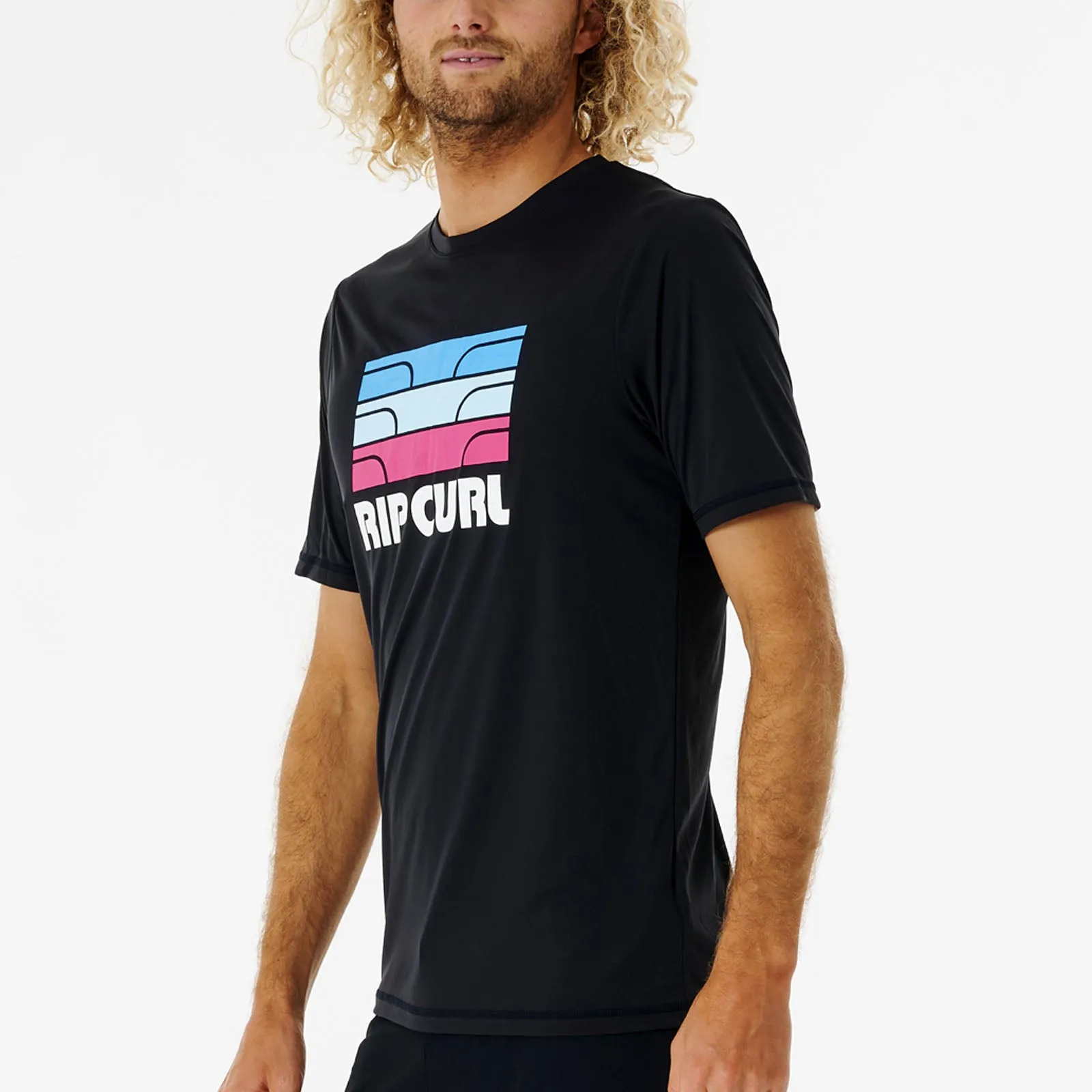 Rip Curl Mens Surf Revival Peak UV Protect Short Sleeve T-Shirt