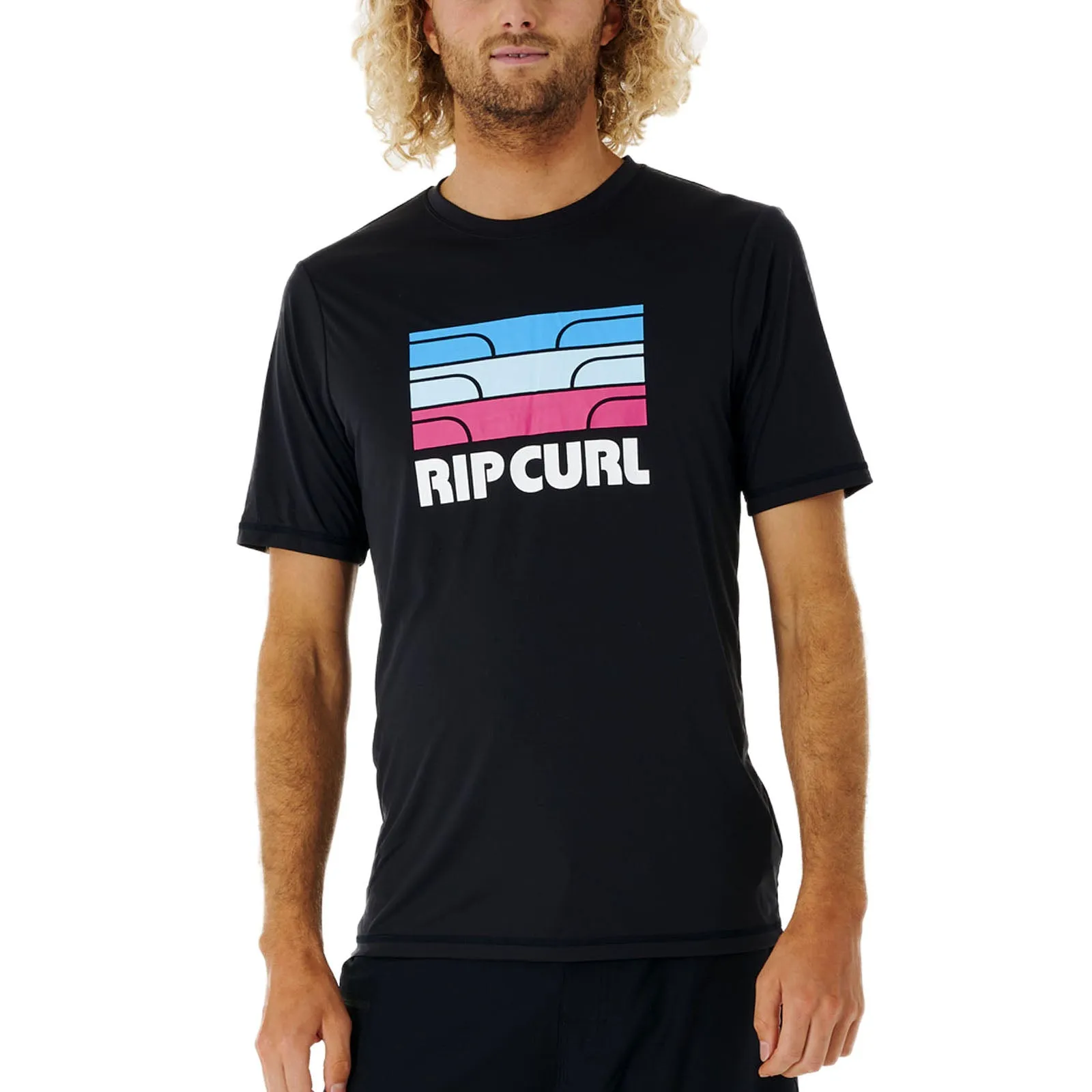 Rip Curl Mens Surf Revival Peak UV Protect Short Sleeve T-Shirt