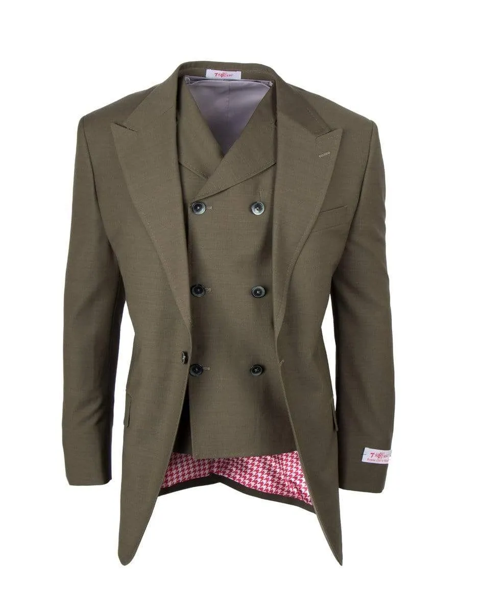 SAN GIOVESSE SUIT & VEST / OLIVE