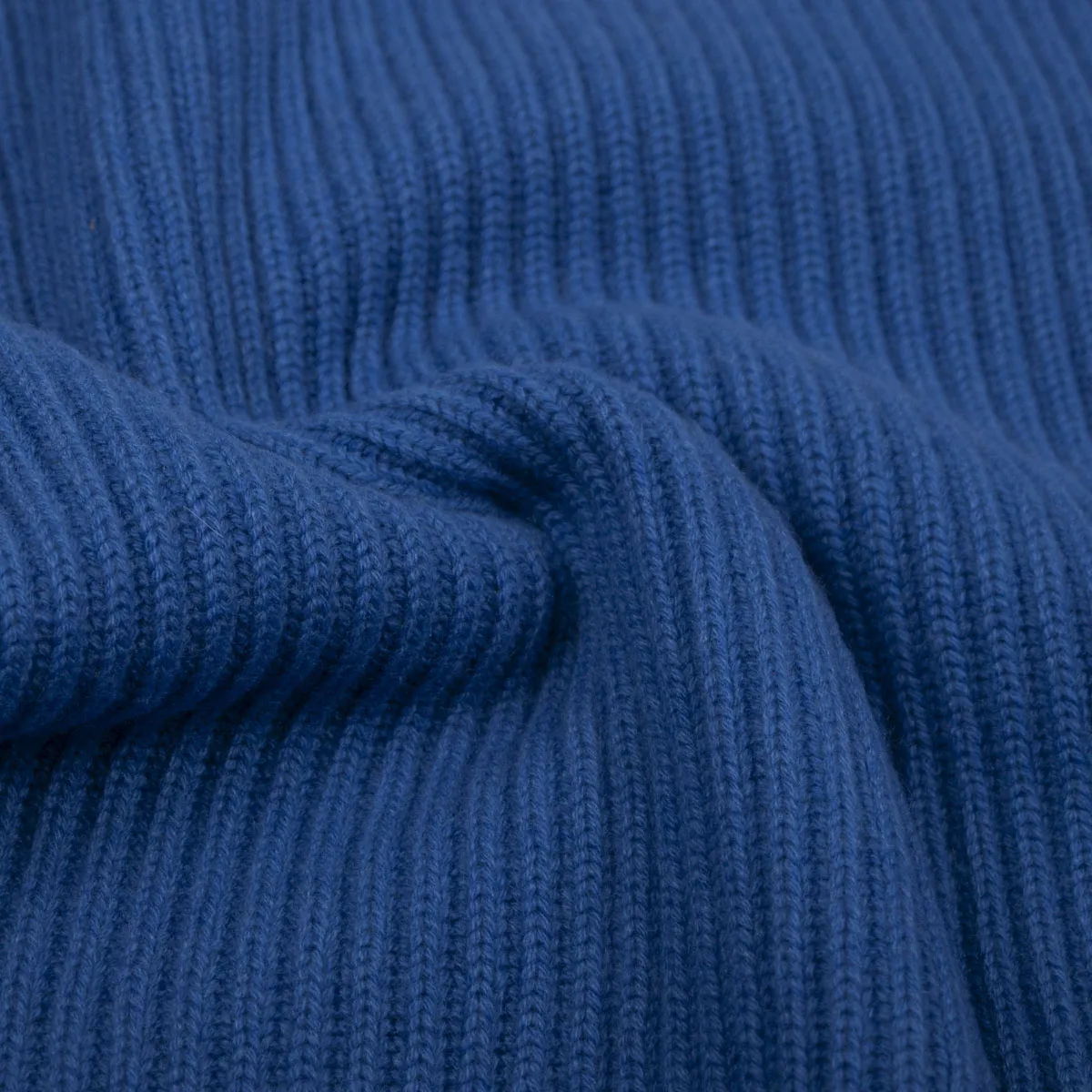 Skyline Blue Altnaharra 8ply Crew Neck Cashmere Sweater