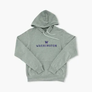 Washington Huskies Ready Heather Grey Embroidered Hoodie